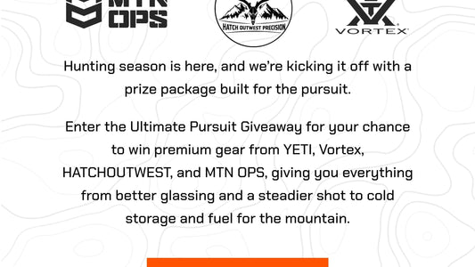 THE ULTIMATE PURSUIT GIVEAWAY: Enter for you chance at over $1,600 in gear - ENTER NOW