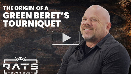 THE ORIGIN OF A GREEN BERET’S TOURNIQUET. RATS Tourniquet. PLAY VIDEO.