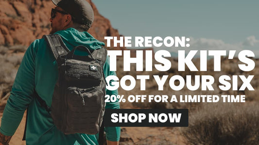 THE RECON: THIS KIT'S GOT YOUR SIX. 20% OFF FOR A LIMITED TIME. SHOP NOW