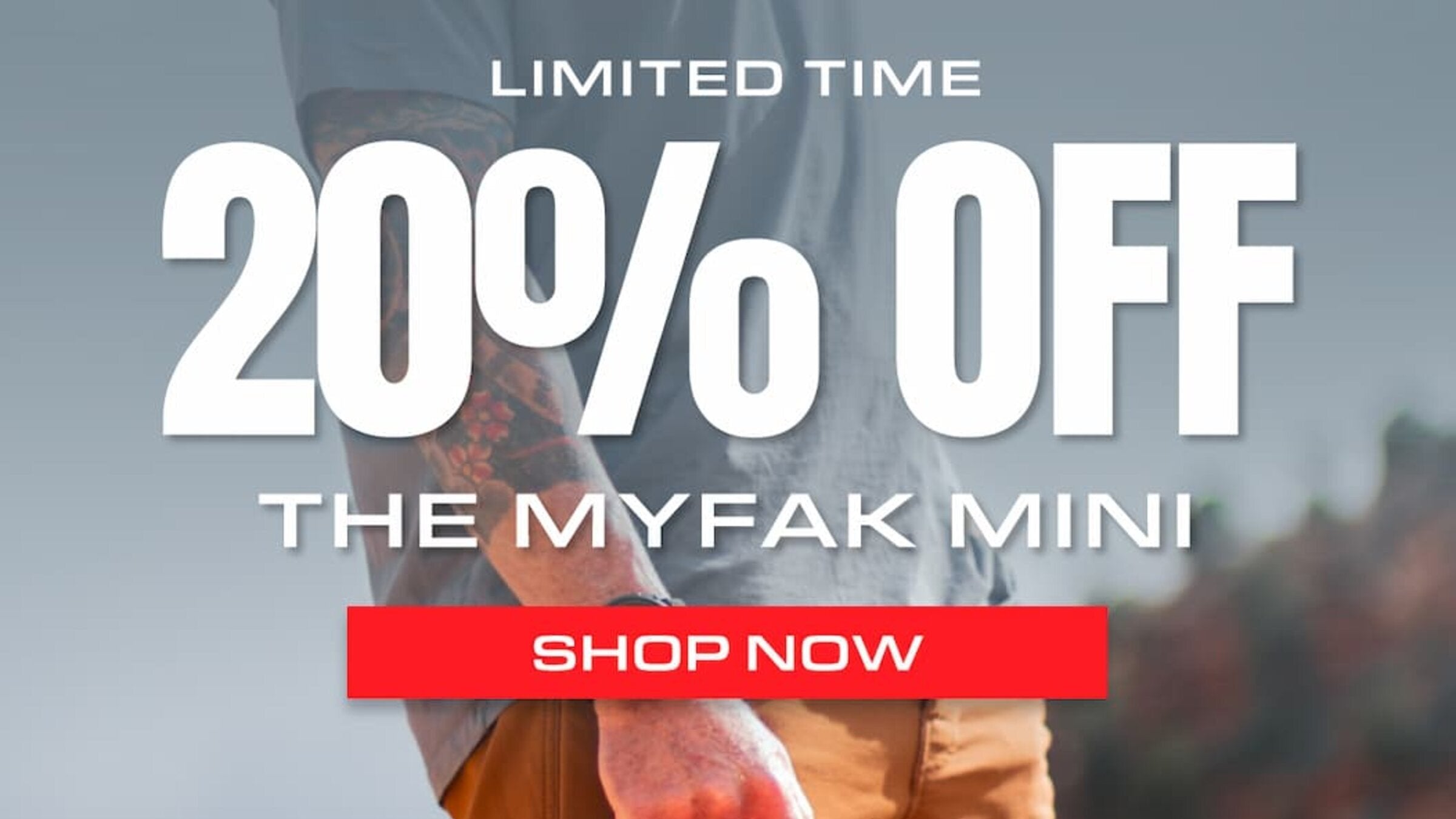 LIMITED TIME 20% OFF THE MYFAK MINI SHOP NOW + GET THE NEW STAY ALIVE GUIDE FREE
