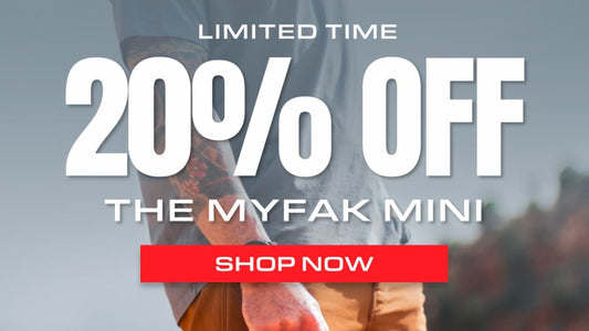 LIMITED TIME 20% OFF THE MYFAK MINI SHOP NOW + GET THE NEW STAY ALIVE GUIDE FREE