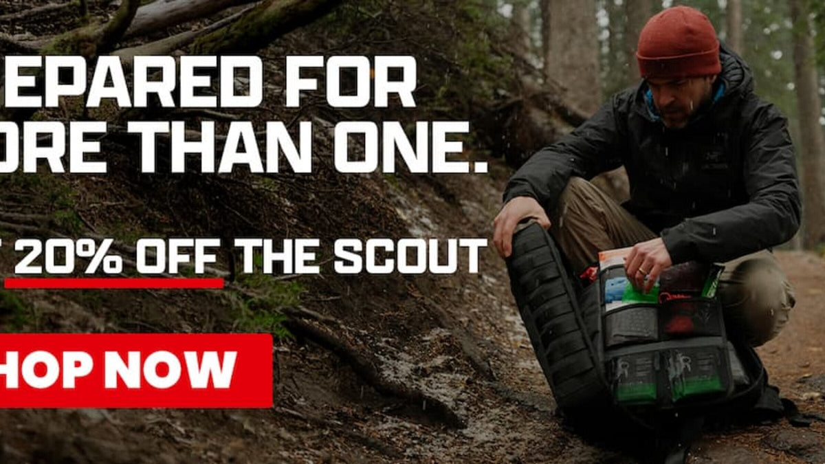 PREPARED FOR MORE THAN ONE. GET 20% OFF THE SCOUT SHOP NOW