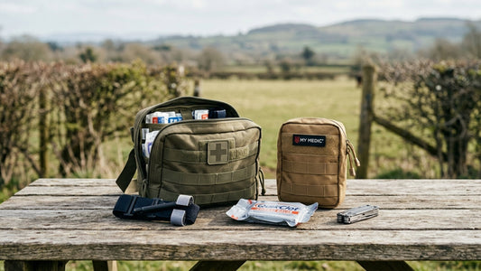My Medic first aid Save 20% on the Scout and EDC first aid kits. The Scout offers a robust 410+ piece supply kit for serious