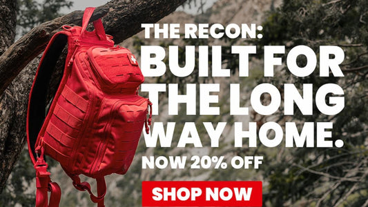 THE RECON: BUILT FOR THE LONG WAY HOME. NOW 20% OFF