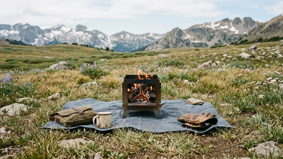PACKFIRE tabletop-fire-pit The PACKFIRE Ember: a real fire pit that fits on a table