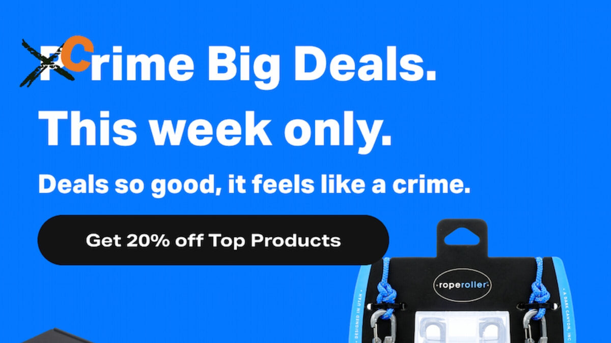 Rollercam — Crime Day Deals: Tie Down Edition