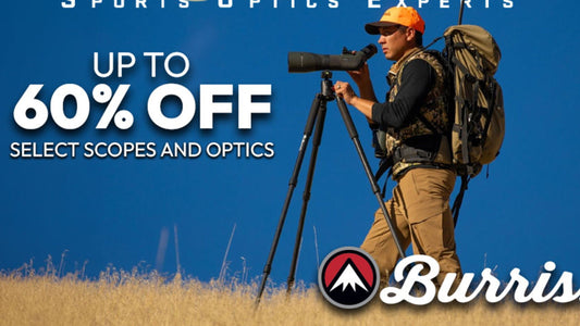 Save Big on Burris - Up to 60% Off Select Scopes, Binoculars, Red Dots and More!