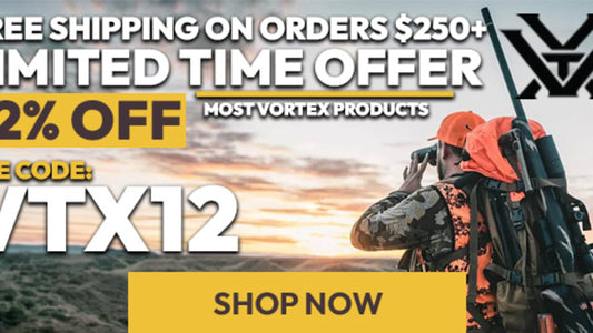 12% OFF Most Vortex Products - USE CODE VTX12