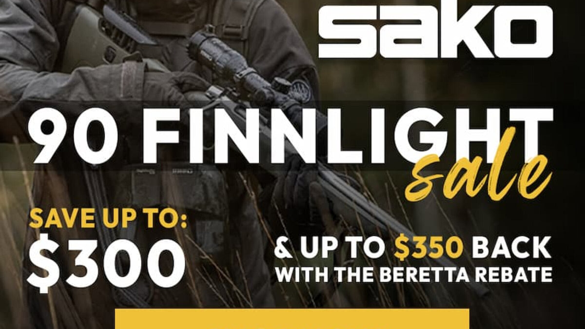 Sako - 90 Finnlight Sale - Save up to $300 - & up to $350 BACK with the Beretta Rebate