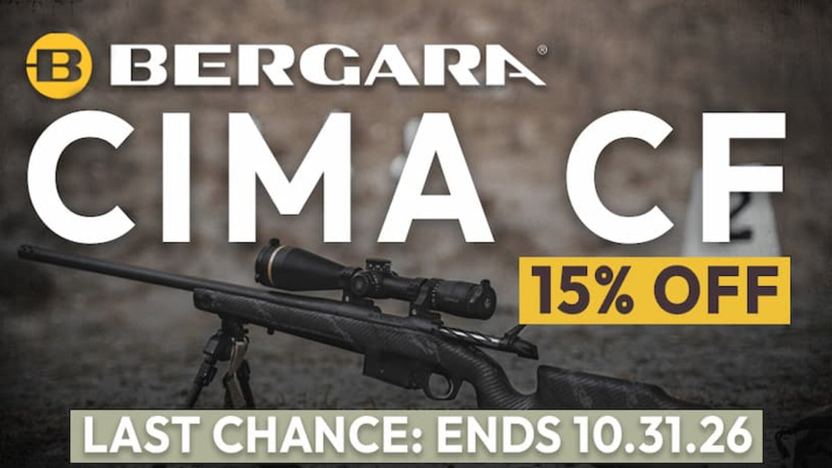 Bergara CIMA CF - 15% OFF - Last Chance - Ends 10-31