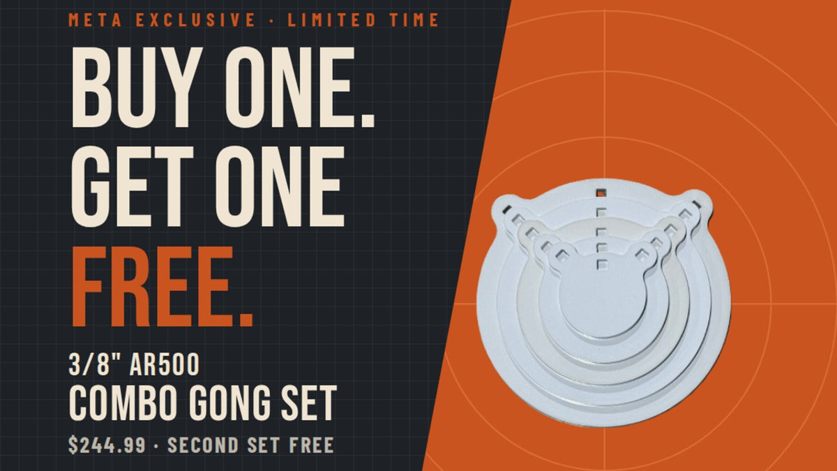 Shooting Targets USA — FREE Gong Combo Set