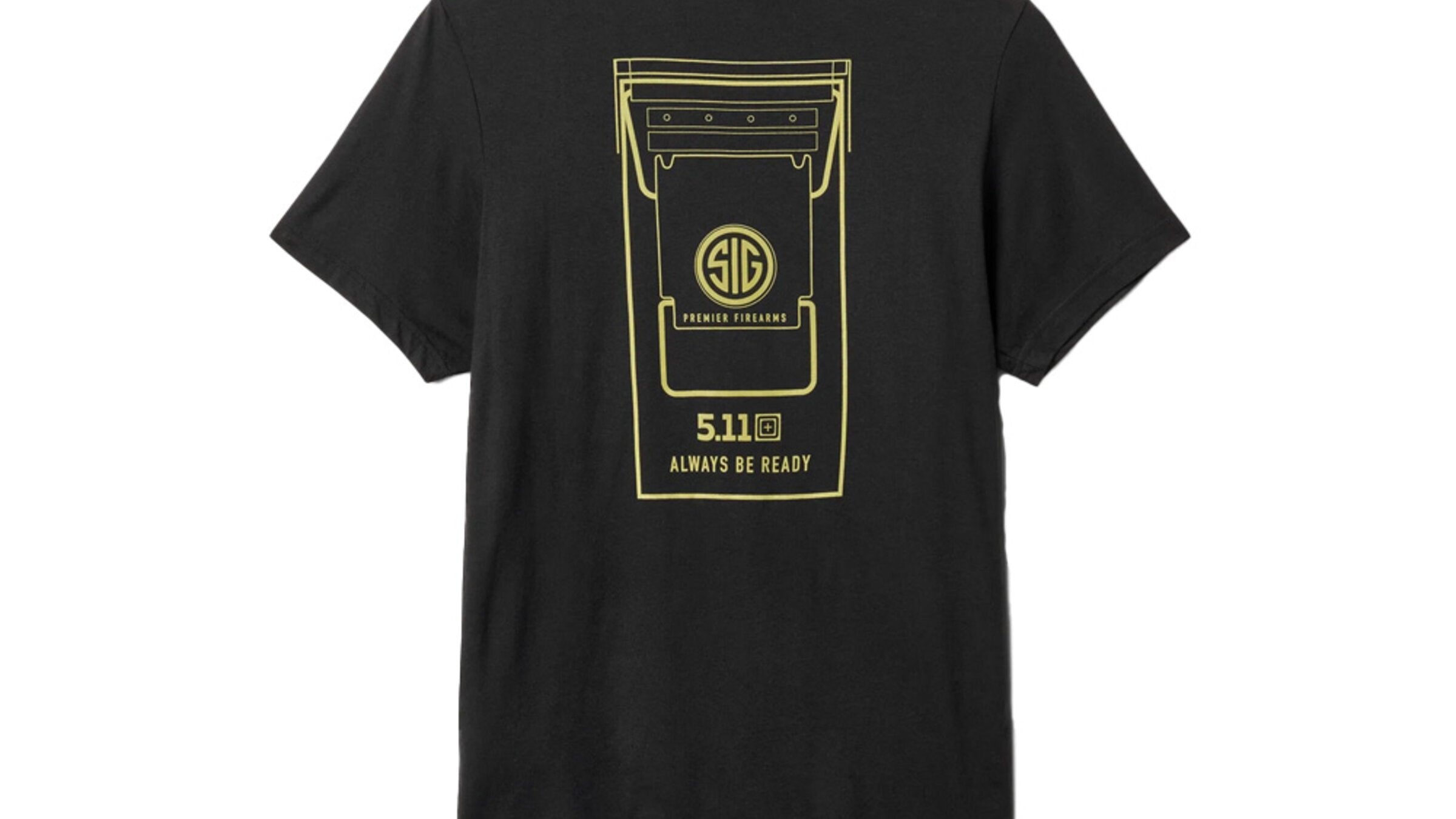 Image of 5.11 SIG SAUER AMMO CAN - MEN'S BLACK T-SHIRT