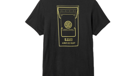Image of 5.11 SIG SAUER AMMO CAN - MEN'S BLACK T-SHIRT