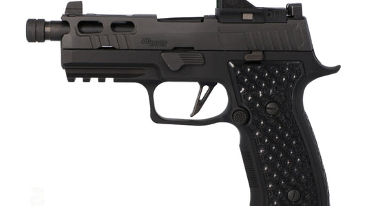 Image of P320-AXG KRAKEN GRIP PANELS - BLACK - VYTAL MANUFACTURING