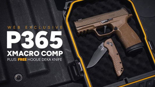WEB EXCLUSIVE: P365-XMACRO COMP in Custom Cerakote Bronze