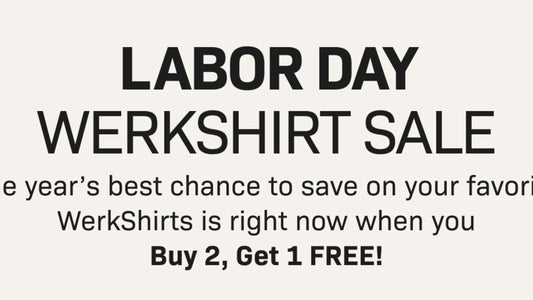 The year’s best chance to save on your favorite WerkShirts is right now when you Buy 2, Get 1 FREE!