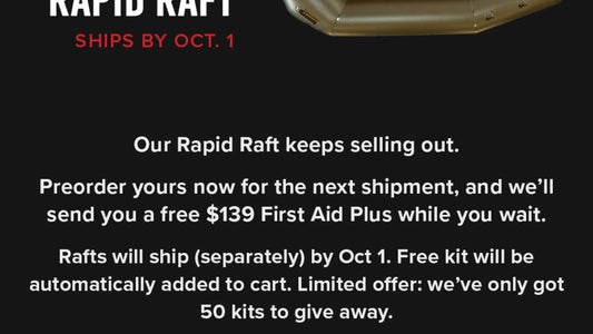 Get a free First Aid Plus ($139) when you preorder a Rapid Rapid