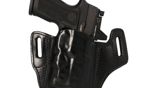 Image of P320-XCARRY OWB MITCH ROSEN PREMIUM LEATHER LIGHT-BEARING HOLSTER - RH