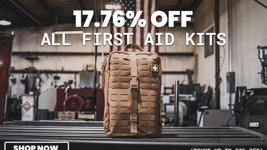 TAKE 17.76% OFF ALL FIRST AID KITS. SHOP NOW. (ROUND UP TO 20% OFF)