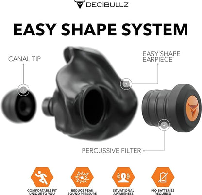 Decibullz Percussive Moldable Earplugs