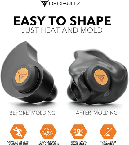 Decibullz Percussive Moldable Earplugs
