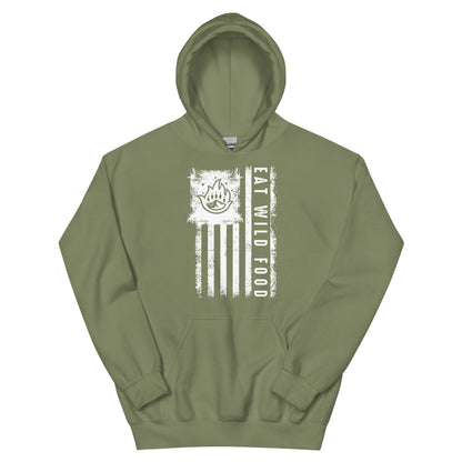 Unisex Eat Wild Food Flag Hoodie
