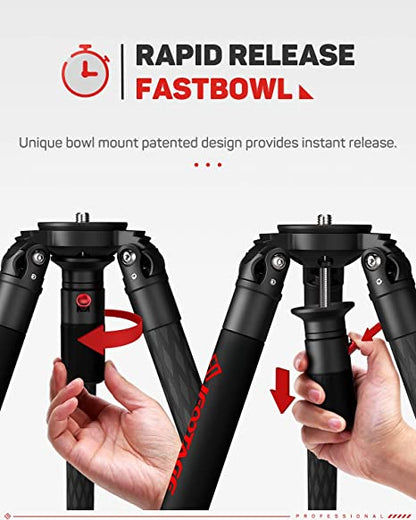 iFootage TC7 Carbon Fiber Tripod w/ Fastbowl
