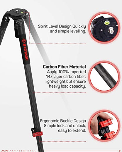 iFootage TC7 Carbon Fiber Tripod w/ Fastbowl