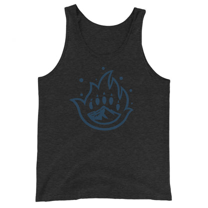 Unisex Blue Logo Mark Tank Top