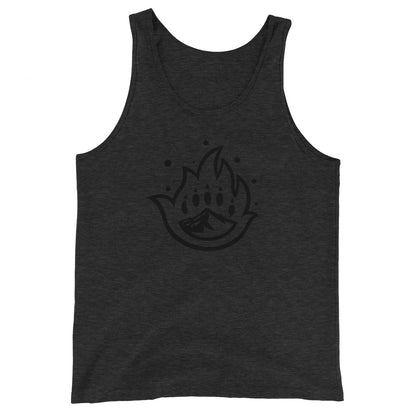 Unisex Black Logo Mark Tank Top