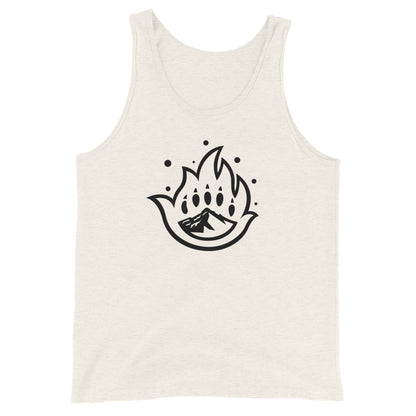 Unisex Black Logo Mark Tank Top
