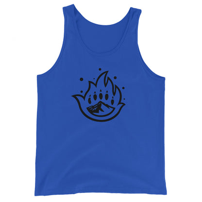 Unisex Black Logo Mark Tank Top