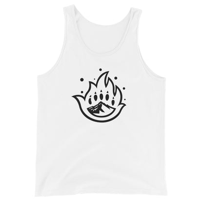 Unisex Black Logo Mark Tank Top