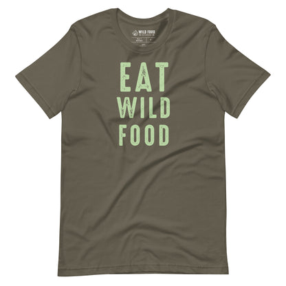 Unisex Mint EAT WILD FOOD Tee
