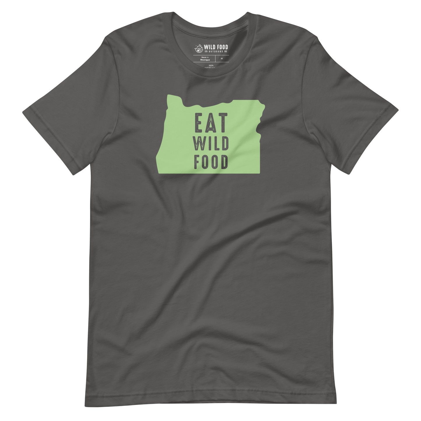 Unisex Mint Oregon Eat Wild Food Tee