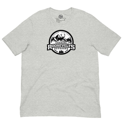 Chasing Roosevelts Outdoors B&W Logo Tee