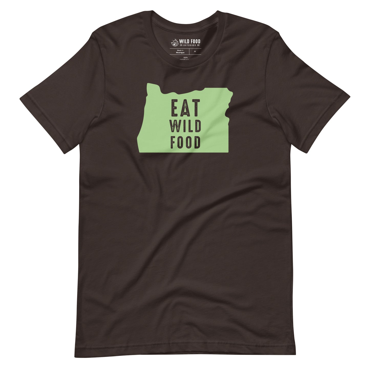Unisex Mint Oregon Eat Wild Food Tee