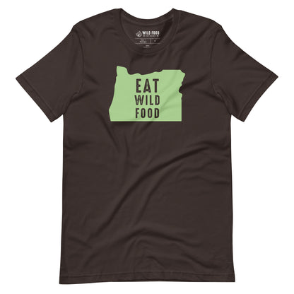 Unisex Mint Oregon Eat Wild Food Tee