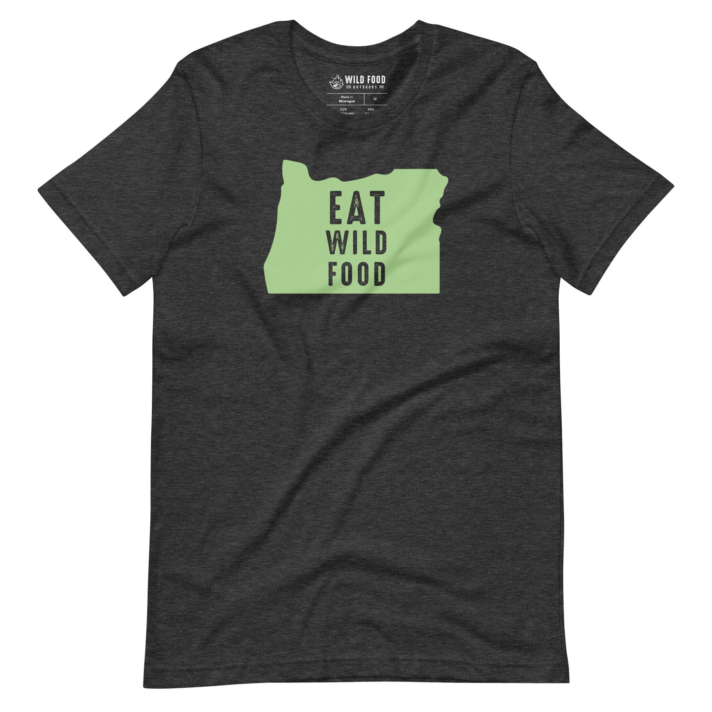 Unisex Mint Oregon Eat Wild Food Tee