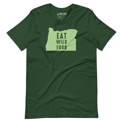 Unisex Mint Oregon Eat Wild Food Tee