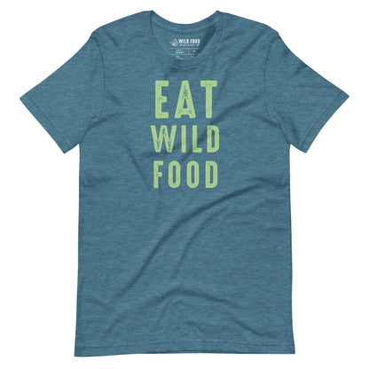 Unisex Mint EAT WILD FOOD Tee