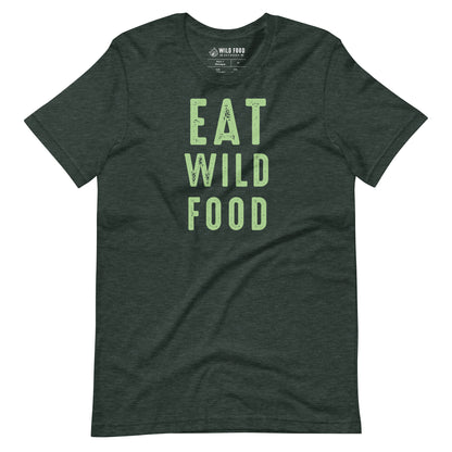 Unisex Mint EAT WILD FOOD Tee