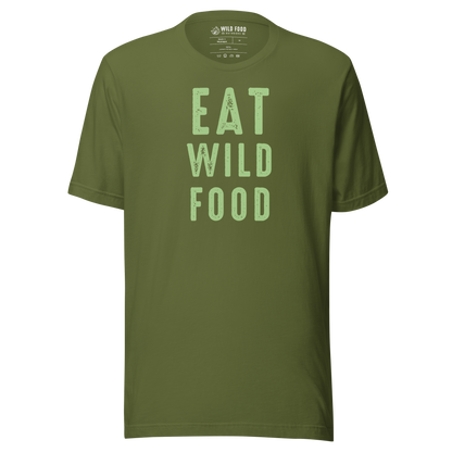 Unisex Mint EAT WILD FOOD Tee