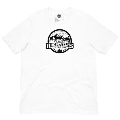 Chasing Roosevelts Outdoors B&W Logo Tee