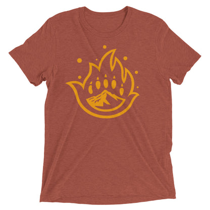 Unisex Gold Logo Mark Tri-Blend Tee